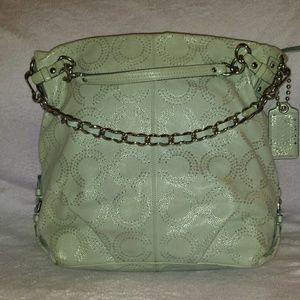 Coach extra large gilded op art Brooke tote
